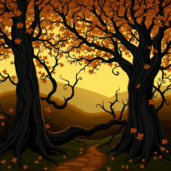 Whispering Autumn Pathway