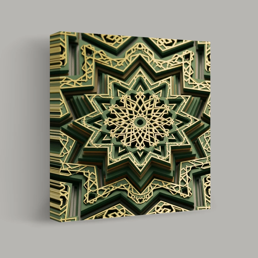Geometric Harmony — canvas