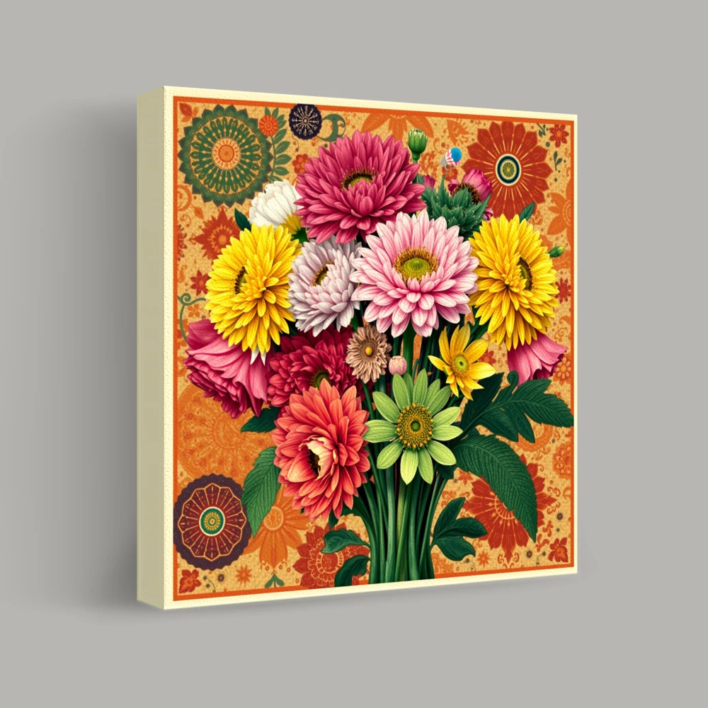 Patterned Blooms — canvas