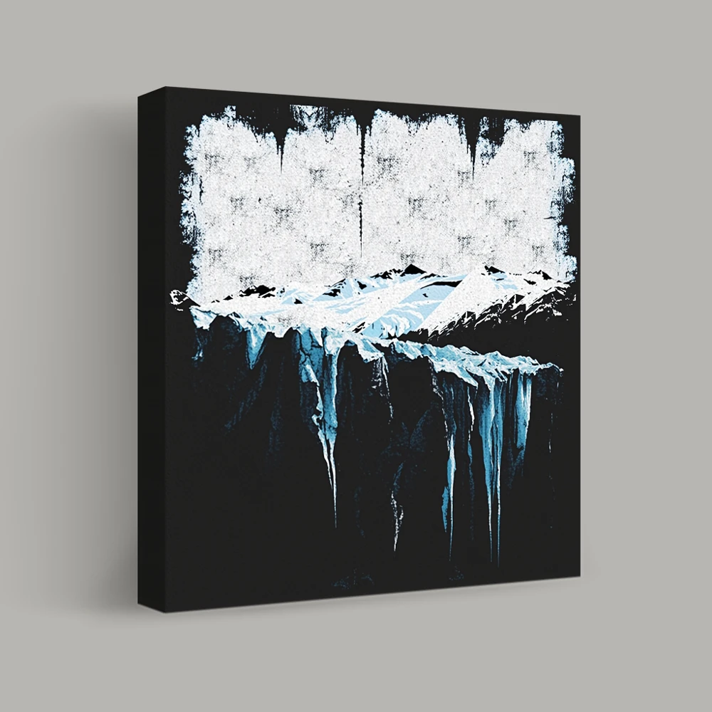 Frozen Cliff of the Northern Realm — canvas