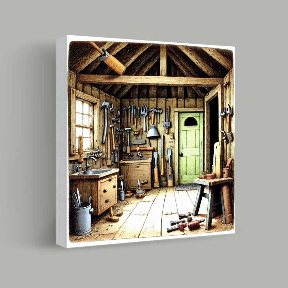 Workshop Whispers — canvas