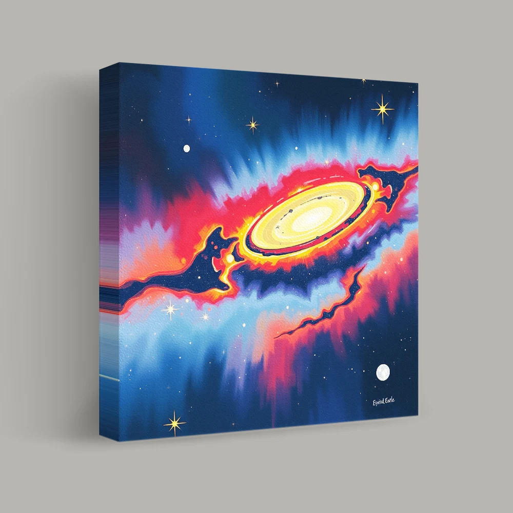 Cosmic Vortex of Light — canvas
