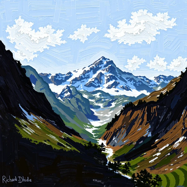 Valley Beyond the Peaks