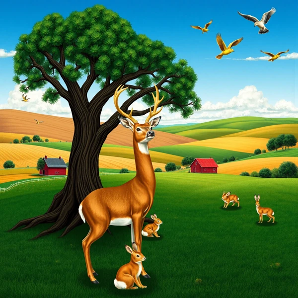 Harmonious Meadowscape view 2