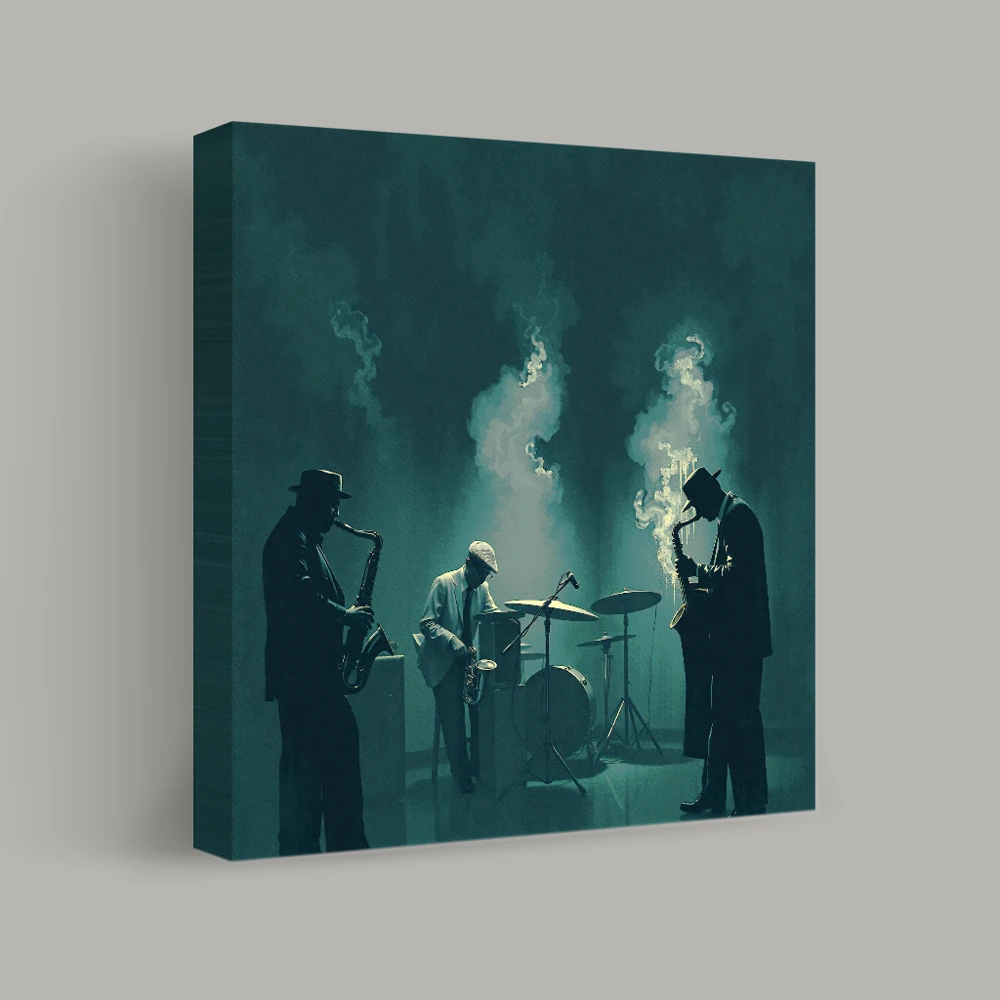 Midnight Jazz Session — canvas