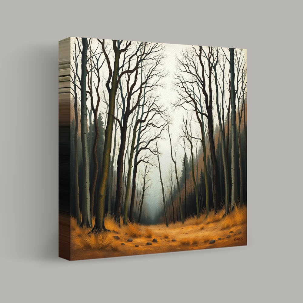 Whispers of the Silent Woods — canvas