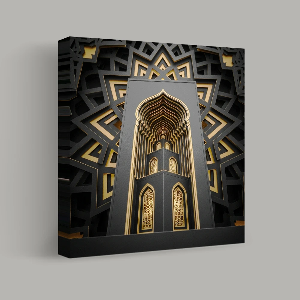 Geometric Reverence — canvas