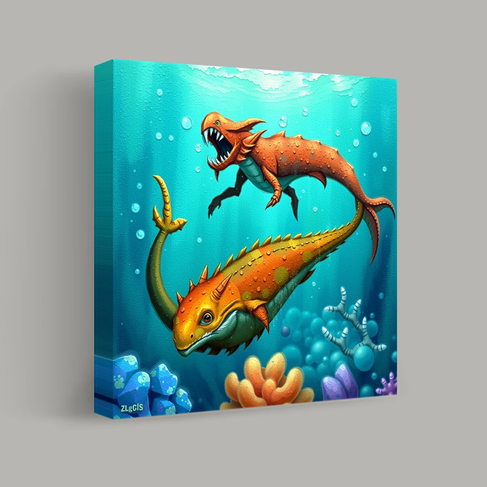 Guardians of the Deep — canvas