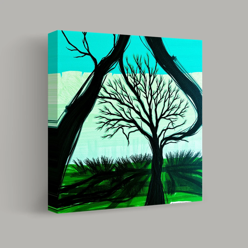 Interwoven Branches — canvas