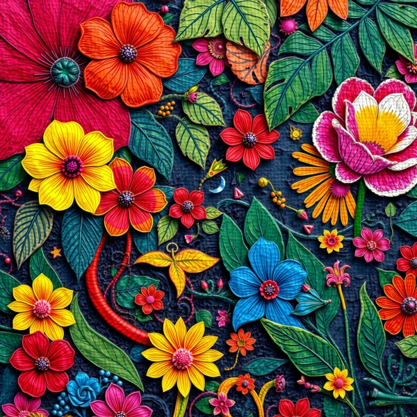 Floral Symphony in Bloom