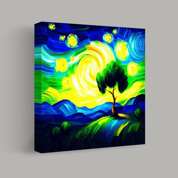 Whirls of a Starry Night view 1