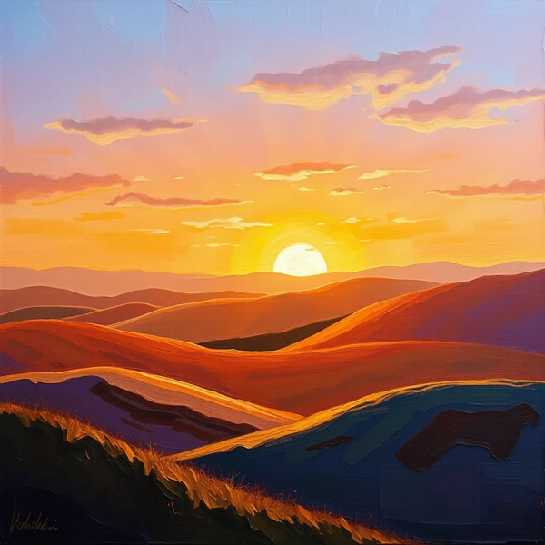 Radiant Horizon at Dusk