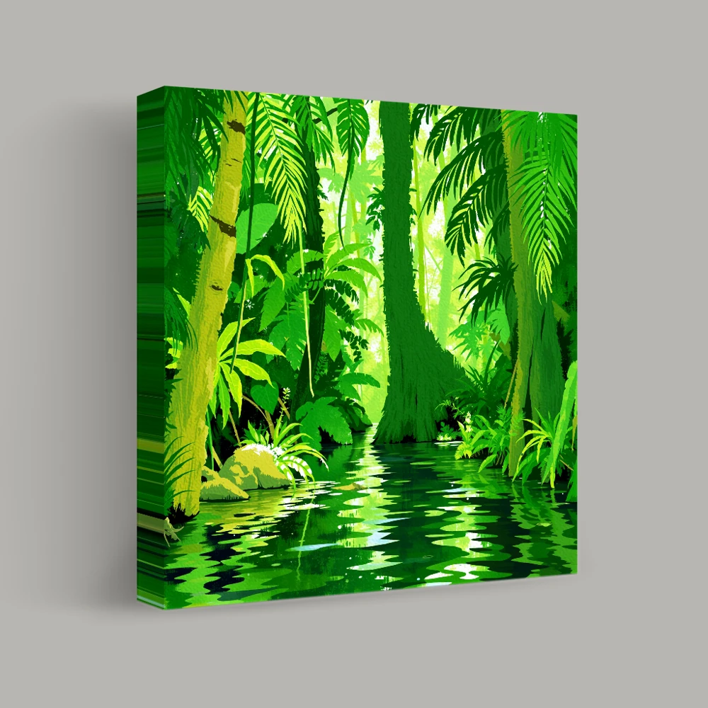 Verdant Canopy — canvas