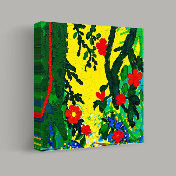 Een caleidoscoop van flora weergave 1