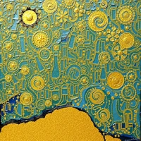 Celestial Patterns in Gold thumbnail 2