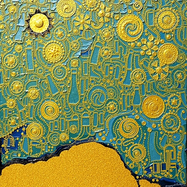Celestial Patterns in Gold