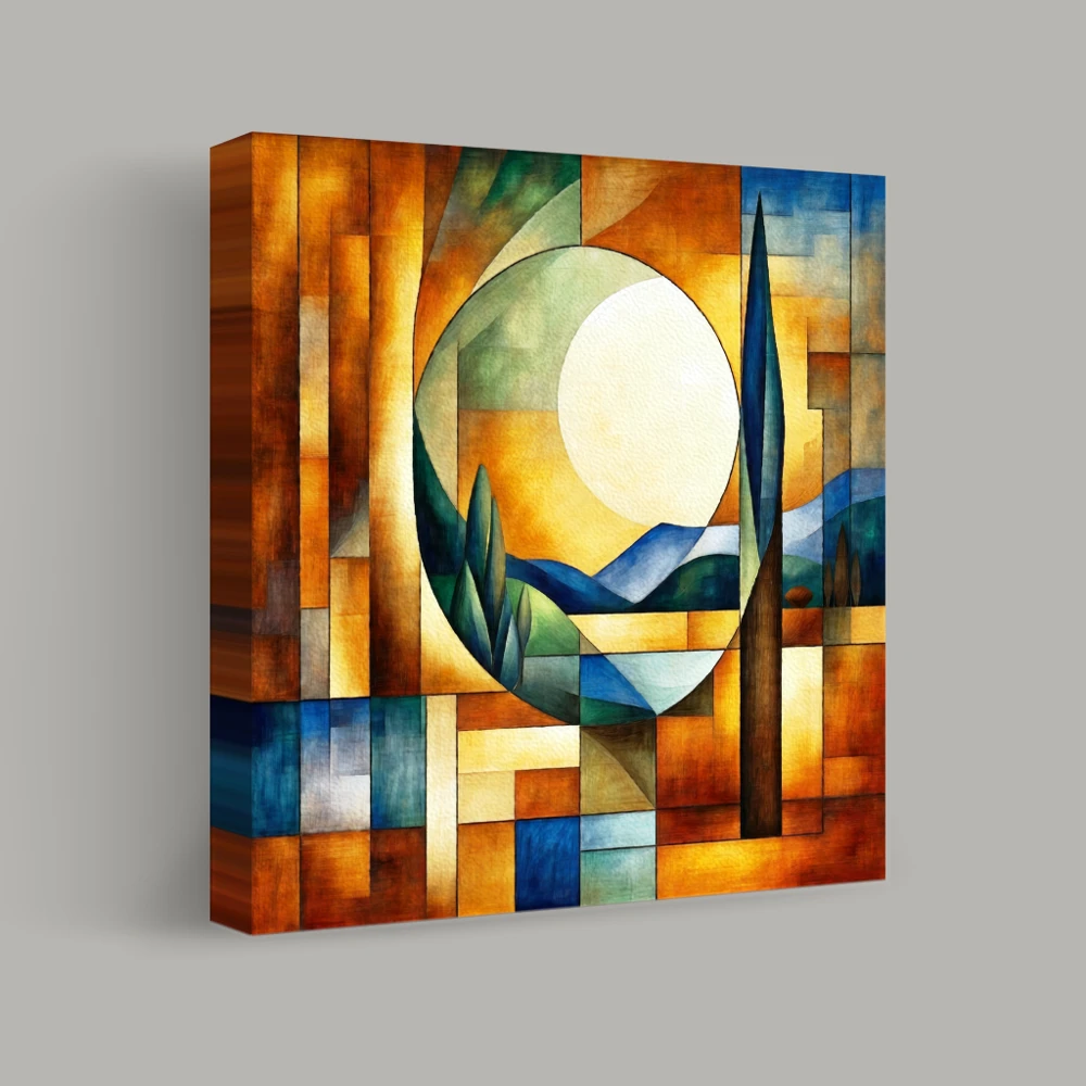 Sunlit Geometry of Nature — canvas