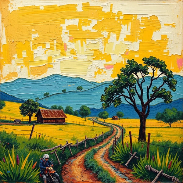 Journey Through Vibrant Fields