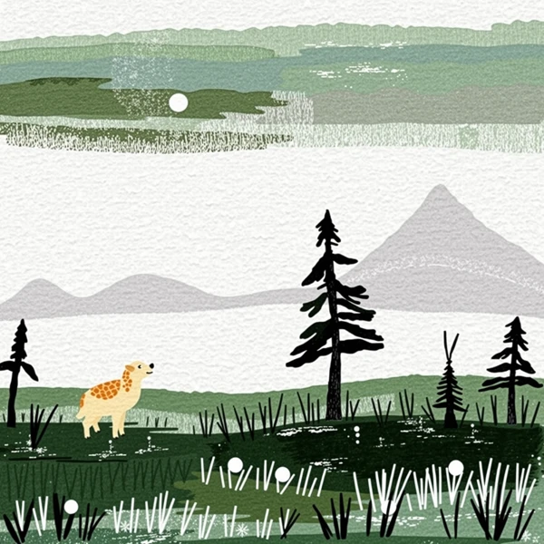 Whispering Pines in the Dawn