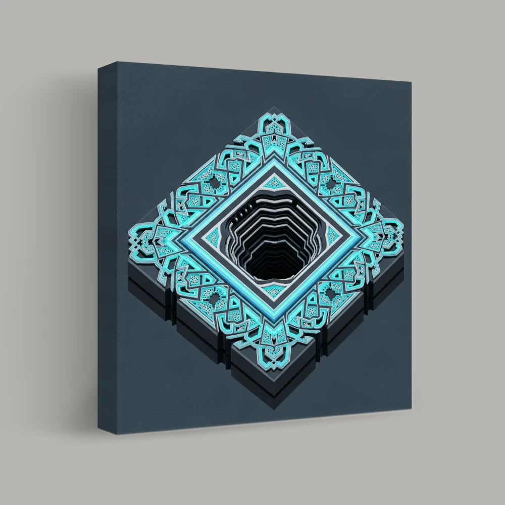 Geometric Passage — canvas