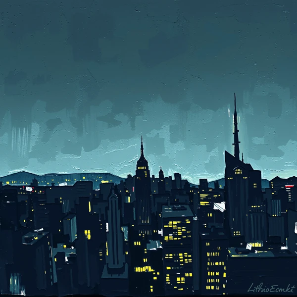 Cityscape at Dusk