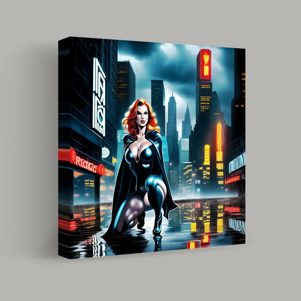 Neon Vigilante Chronicles — canvas