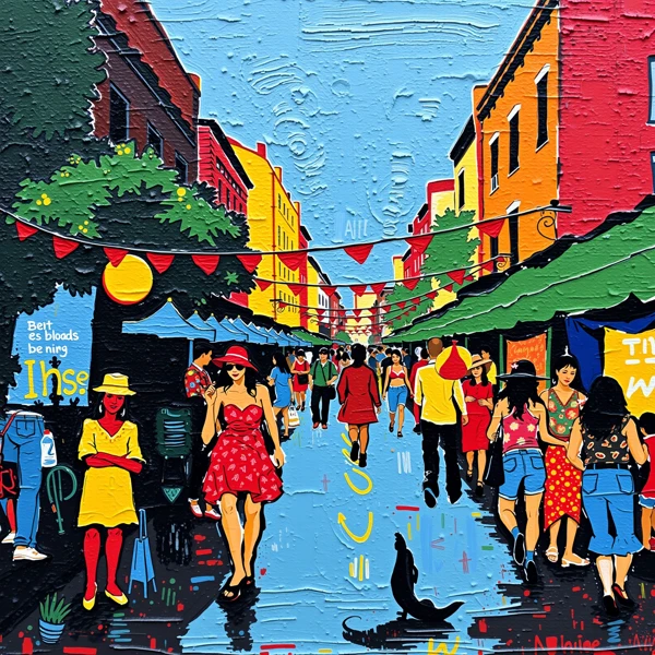 Stroll Through the Vibrant Market