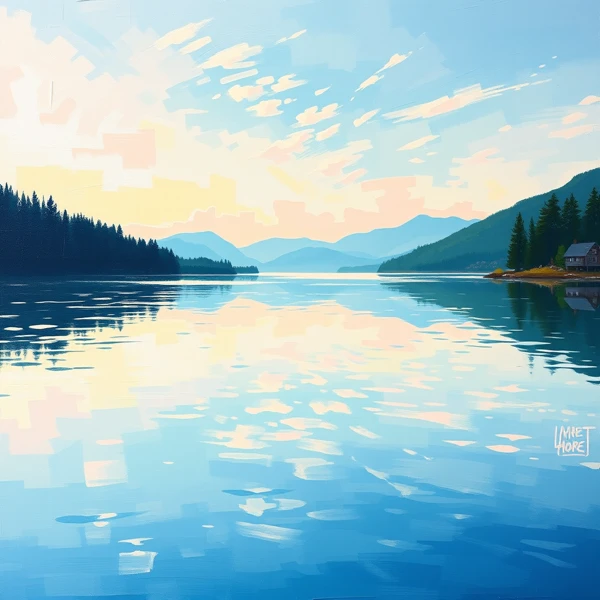 Serenity at Dawn’s Embrace