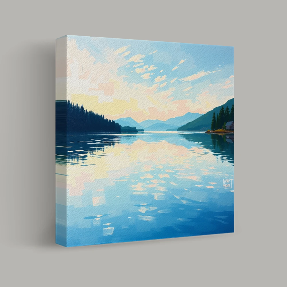 Serenity at Dawn’s Embrace — canvas