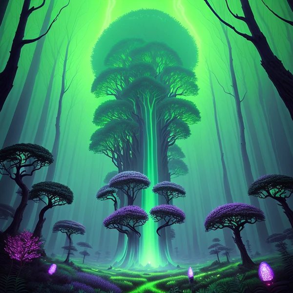Enchanted Grove of Luminescence
