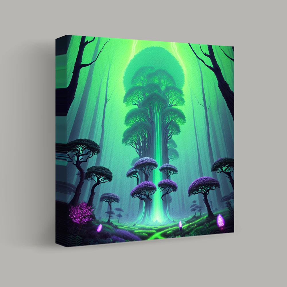 Enchanted Grove of Luminescence — canvas