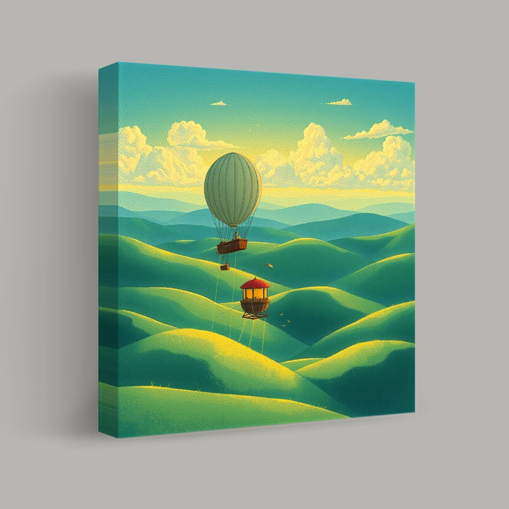 Beyond the Verdant Horizon — canvas