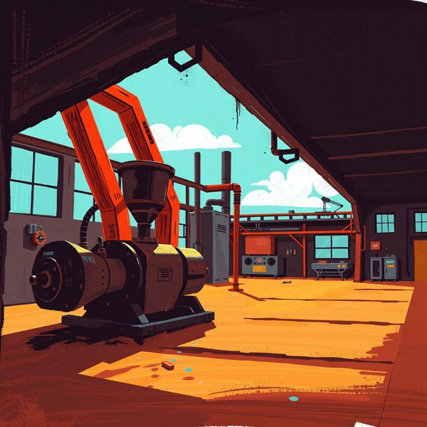 Industrial Workshop Scene