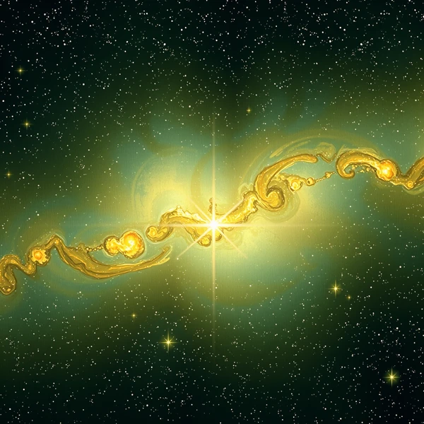 Cosmic Ribbon of Light