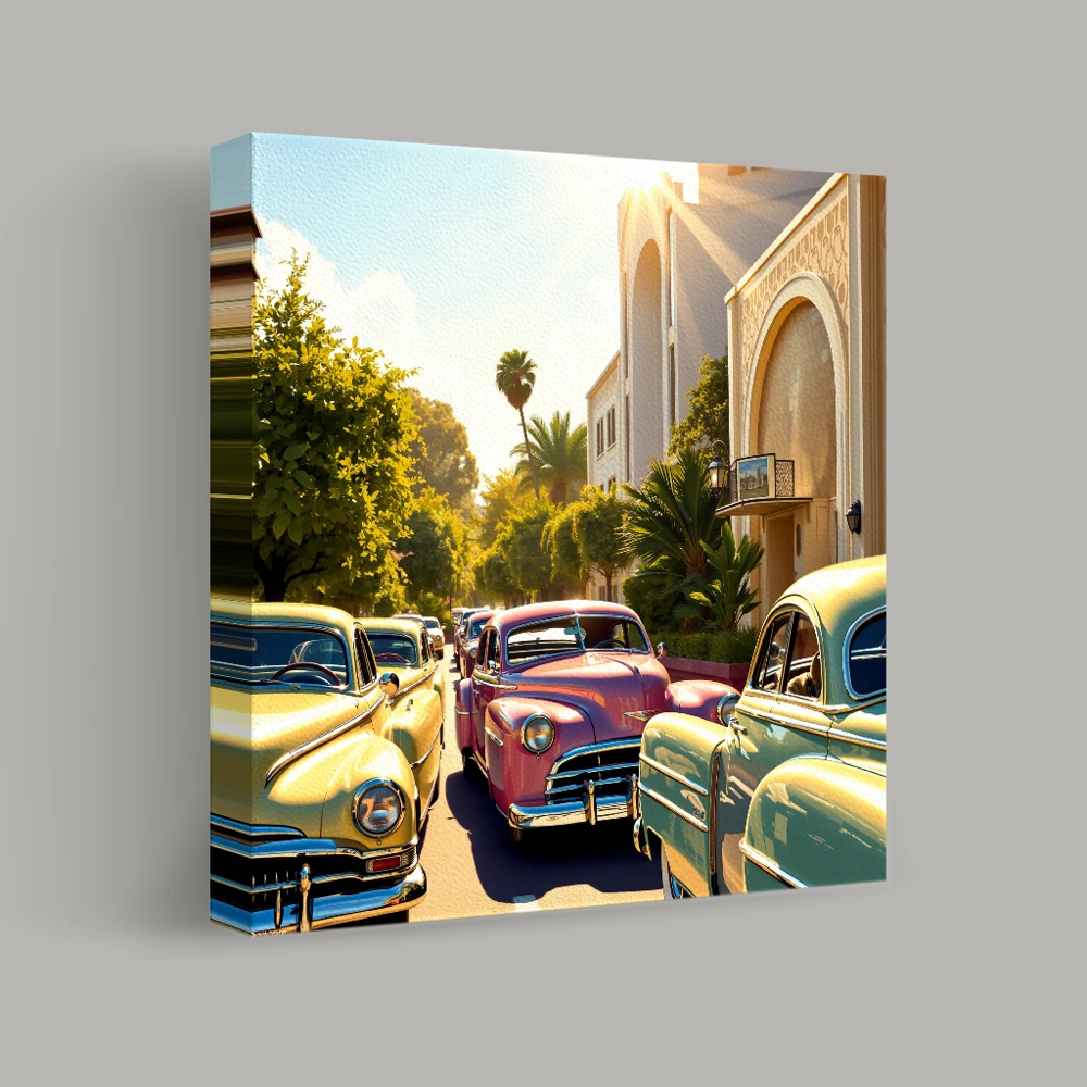 Morning Drive — canvas