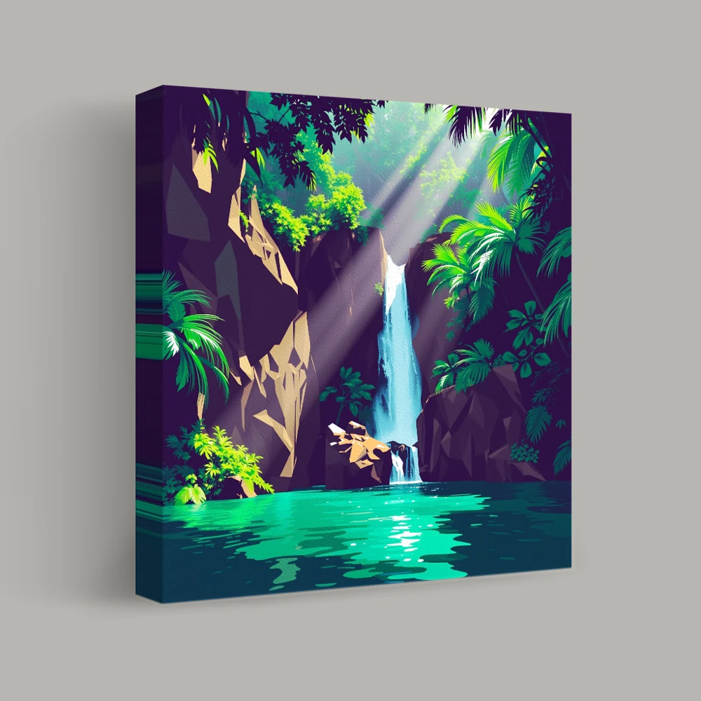 Serenity Falls — canvas