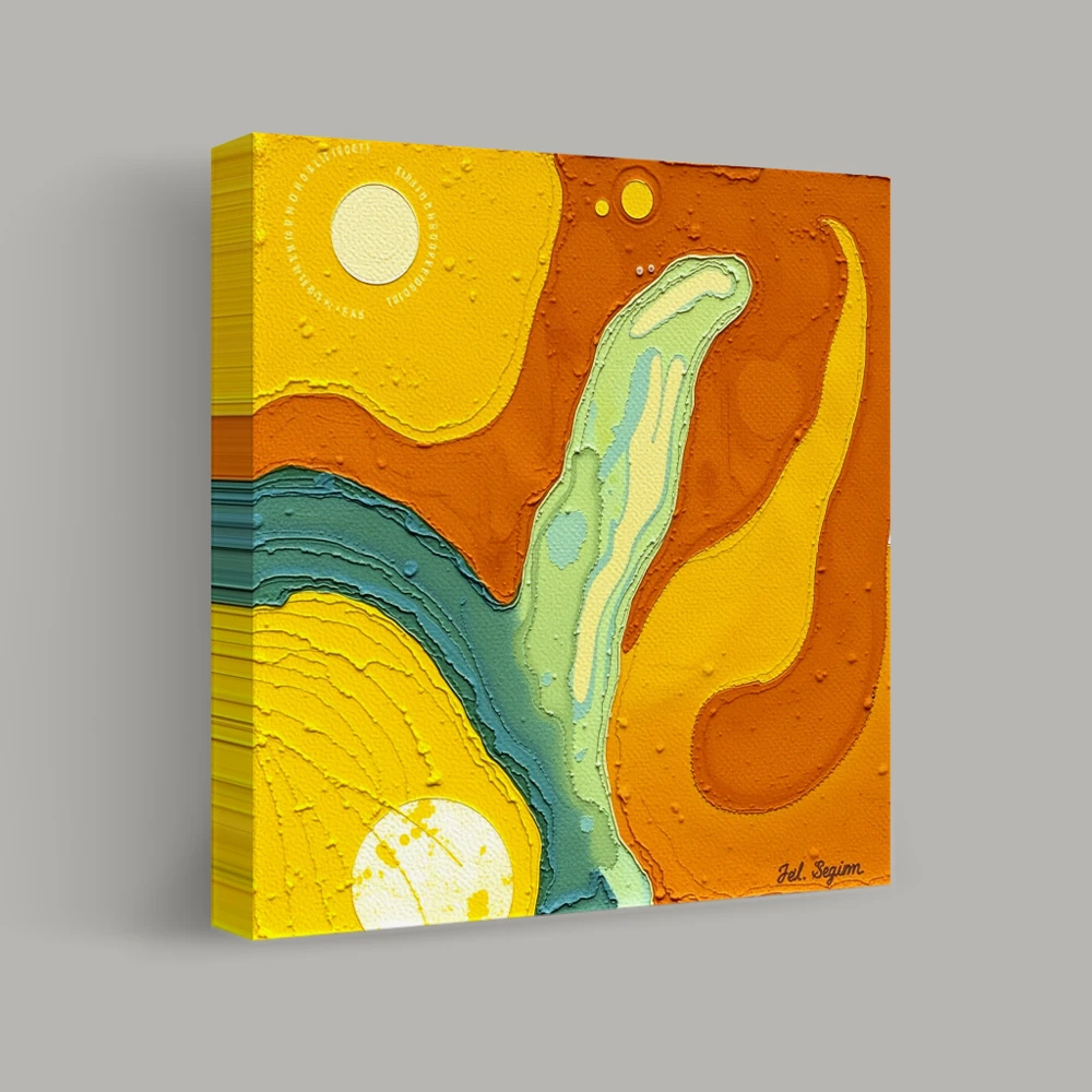 Echoes of Sunlit Waves — canvas