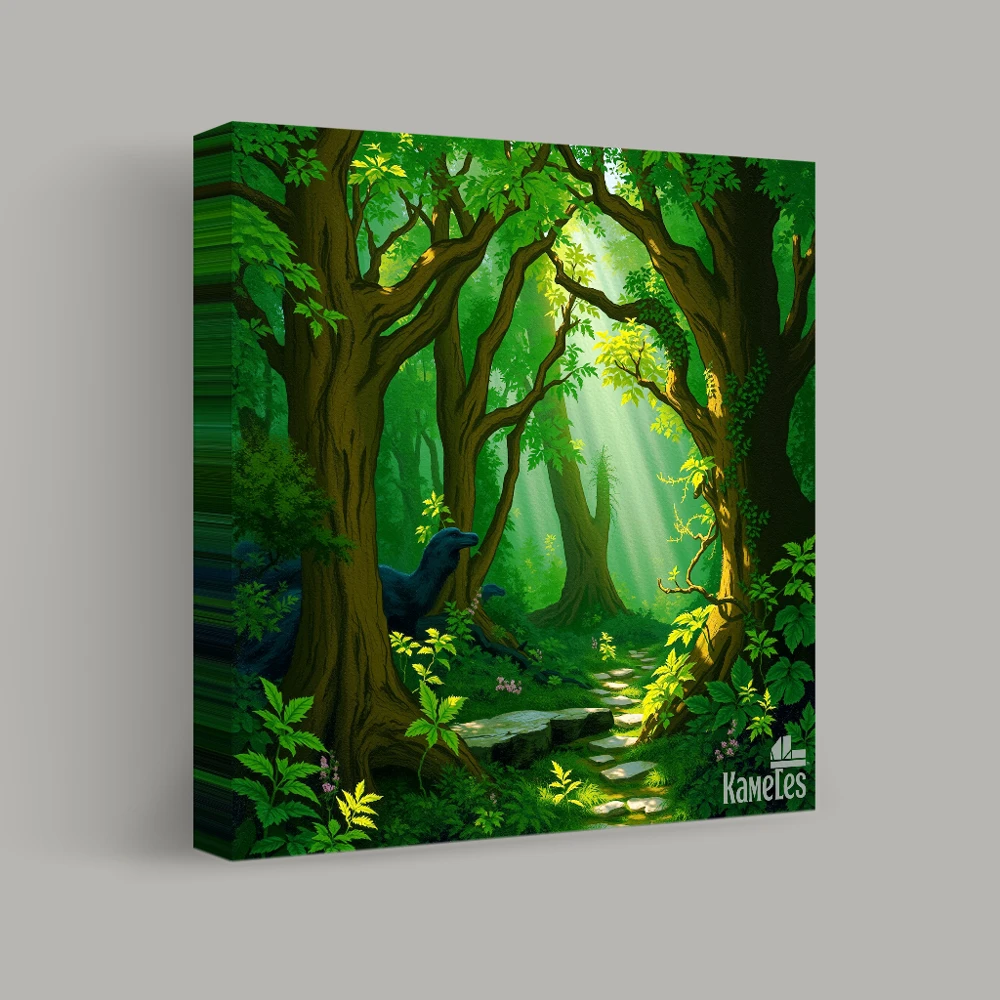 Whispering Grove Pathway — canvas