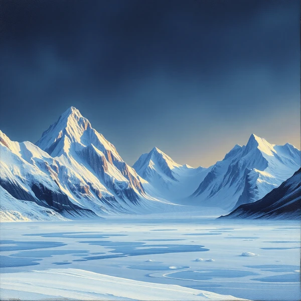 Serenity of the Frozen Peaks