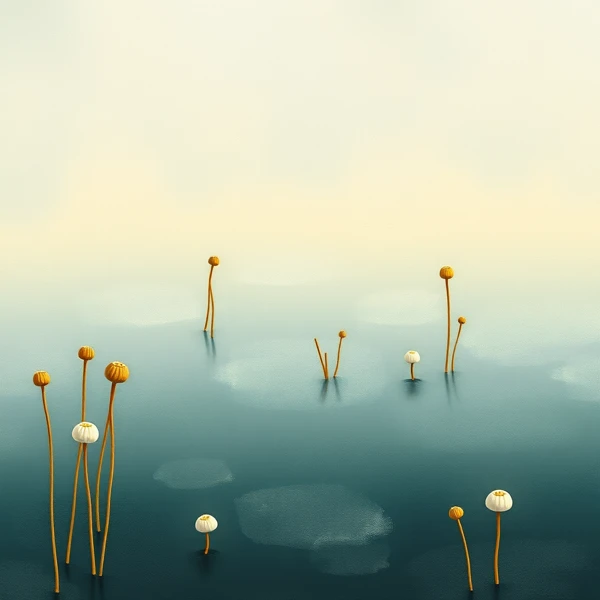 Silent Blossoms on the Water