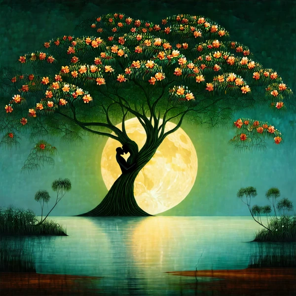 Whispers Beneath the Lunar Embrace view 2
