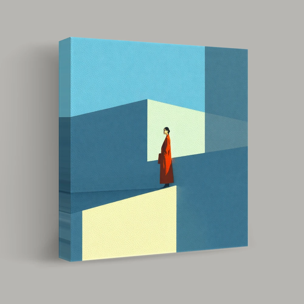 Solitude on the Edge — canvas