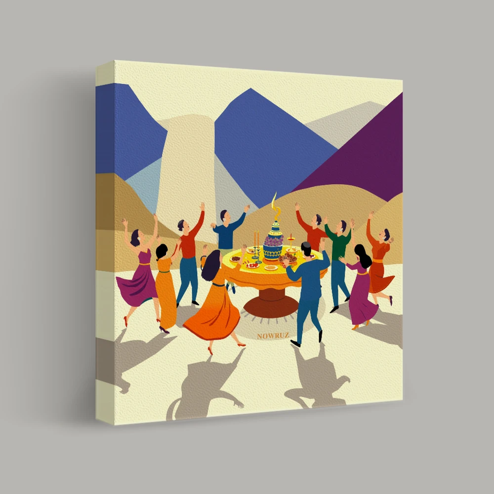 Circle of Celebration — canvas
