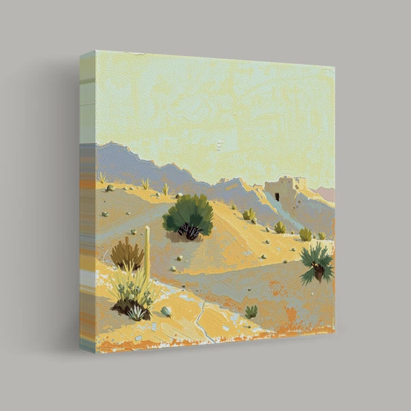 Desert Fortress and Sunlit Tones view 1
