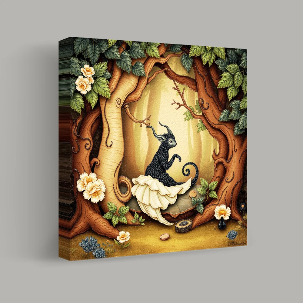 Curious Pause — canvas