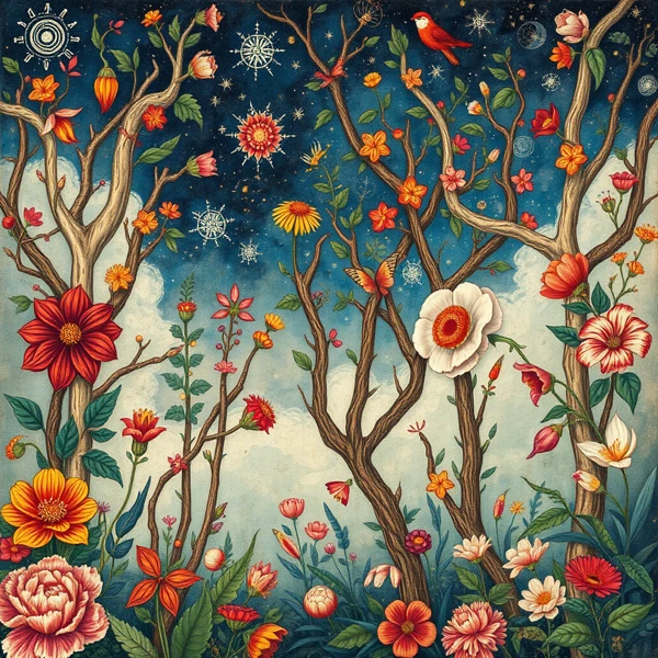 Whispers of the Floral Cosmos