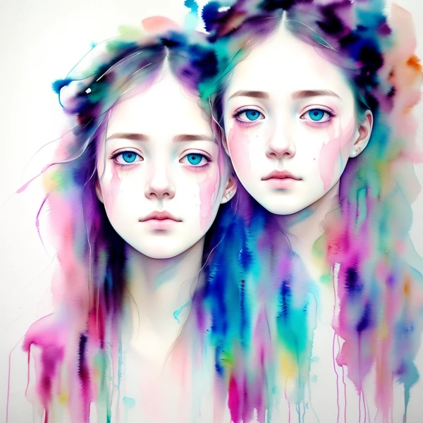 Réflexions de rêves pastel