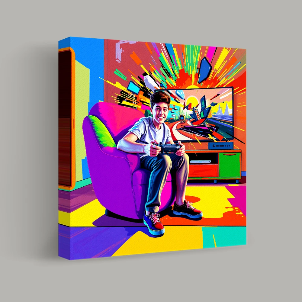 Vibrant Escape — canvas