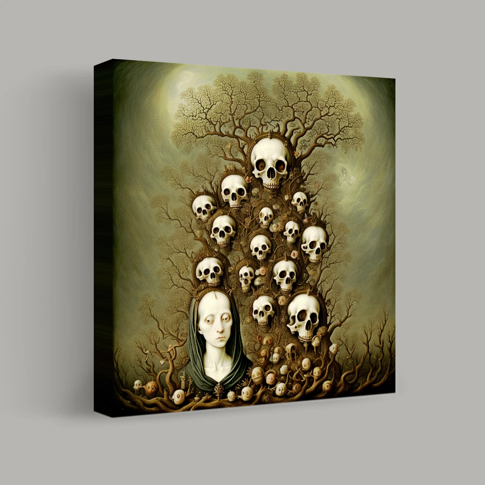 Skeleton Symphony — canvas