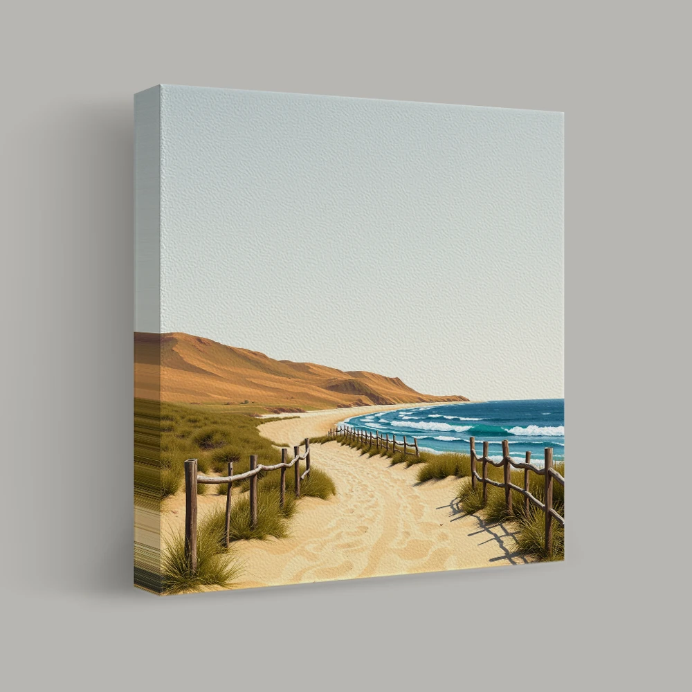 Coastal Sand Pathway — canvas